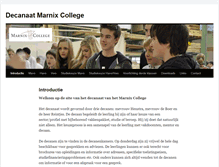 Tablet Screenshot of decanaat.marnixcollege.nl