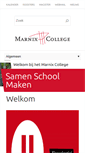 Mobile Screenshot of marnixcollege.nl