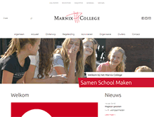 Tablet Screenshot of marnixcollege.nl